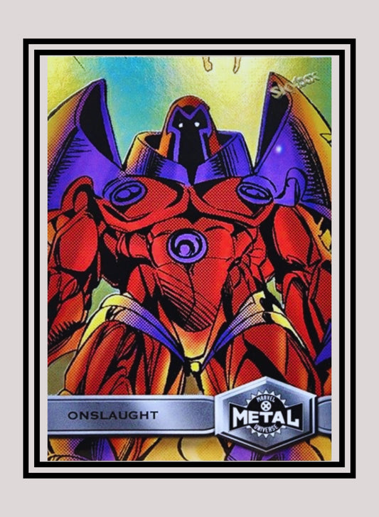 Marvel! 1x Onslaught - Base High Series (#190 - 2021 Upper Deck X-Men Metal Universe)