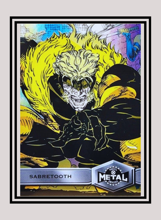 Marvel! 1x Sabretooth - Base High Series (#192 - 2021 Upper Deck X-Men Metal Universe)