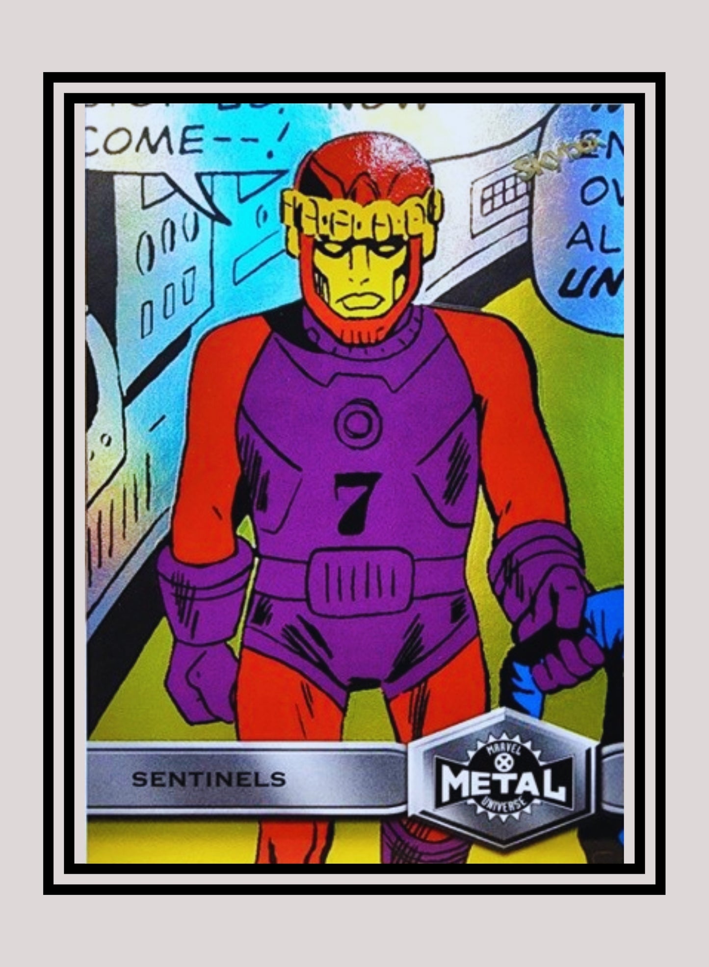 Marvel! 1x Sentinels - Base High Series (#194 - 2021 Upper Deck X-Men Metal Universe)