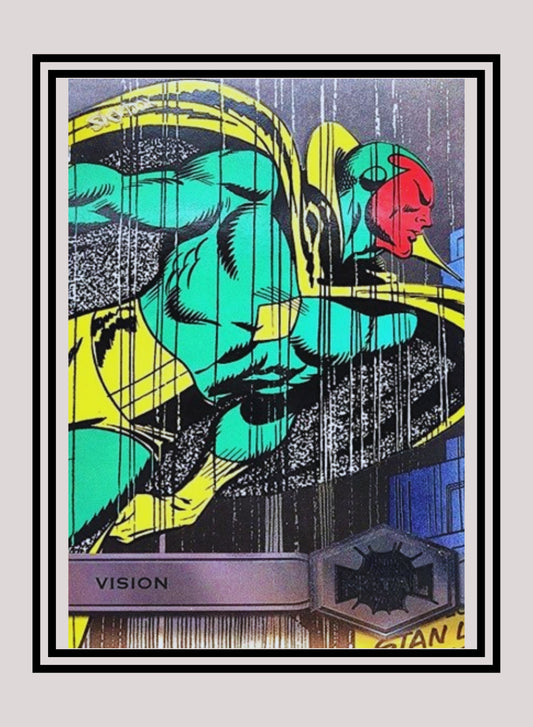 Marvel! 1x Vision - Base High Series (#194 - 2021 Upper Deck Spiderman Metal Universe)