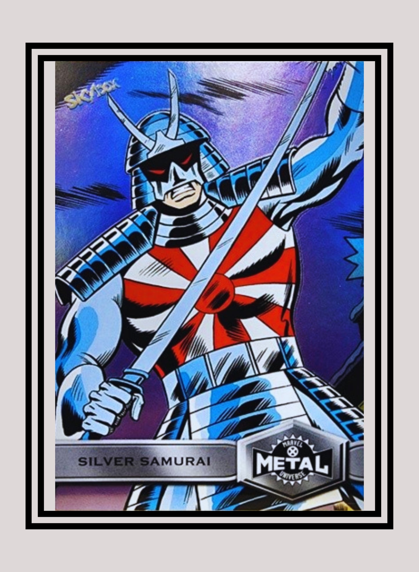 Marvel! 1x Silver Samurai - Base High Series (#196 - 2021 Upper Deck X-Men Metal Universe)