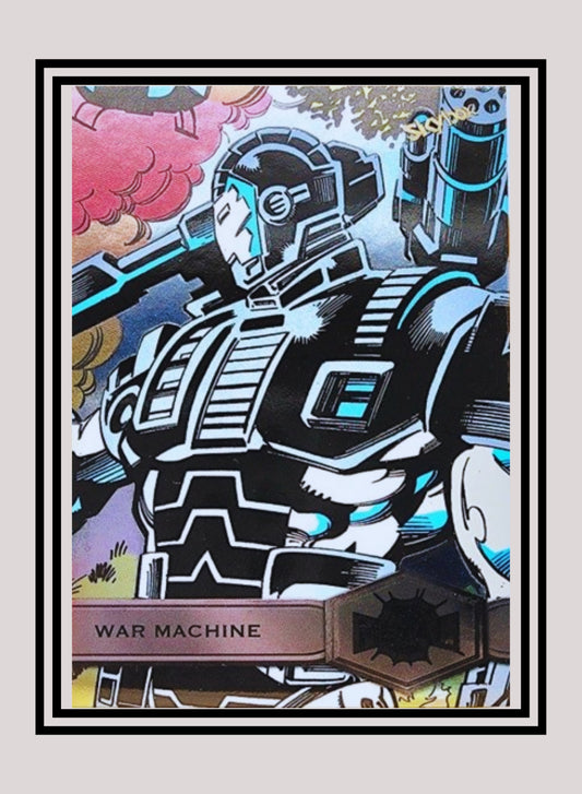 Marvel! 1x War Machine - Base High Series (#196 - 2021 Upper Deck Spiderman Metal Universe)