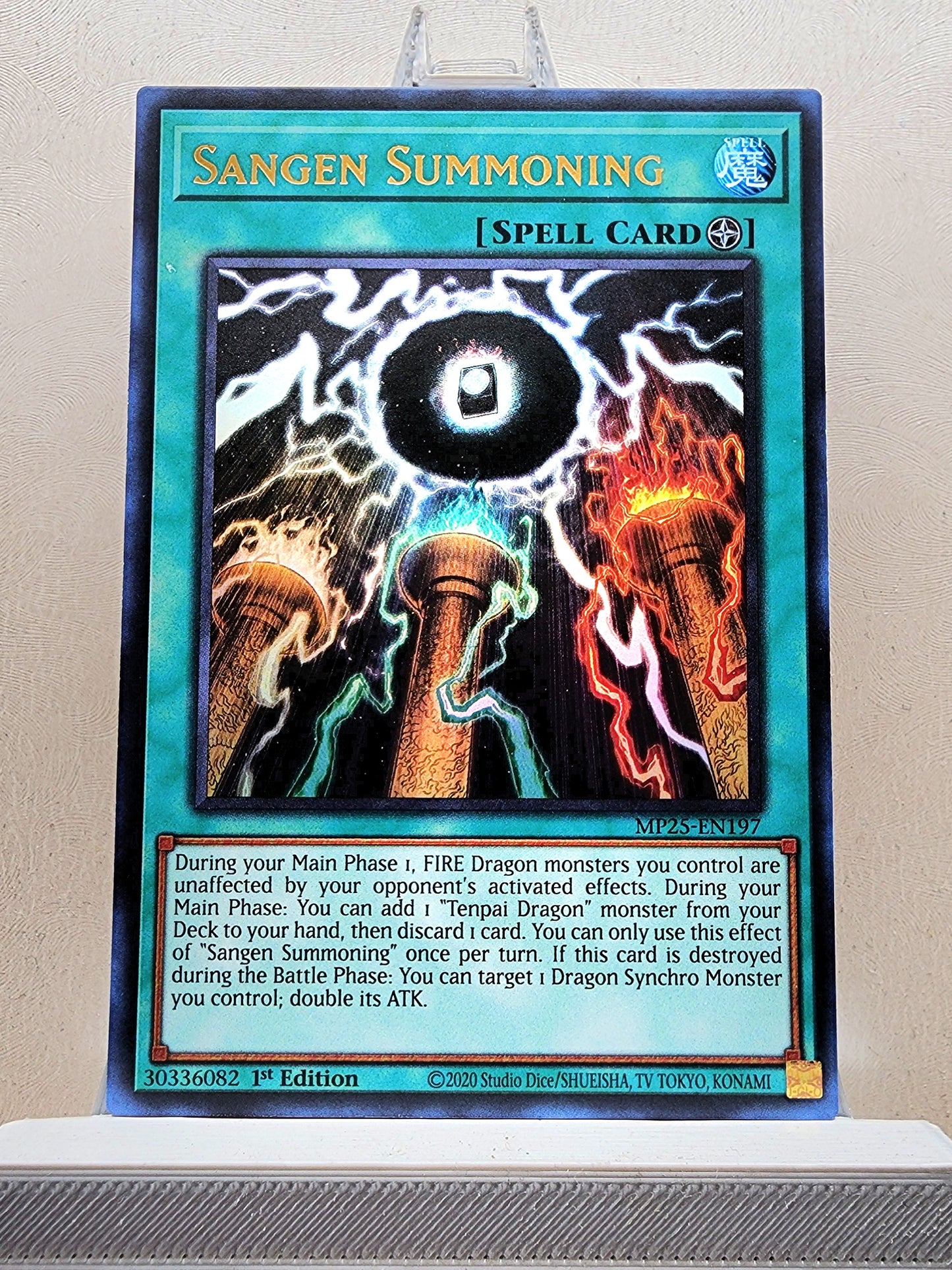 Yugioh! 1x Sangen Summoning (MP25 - Ultra Rare) 1st Edition
