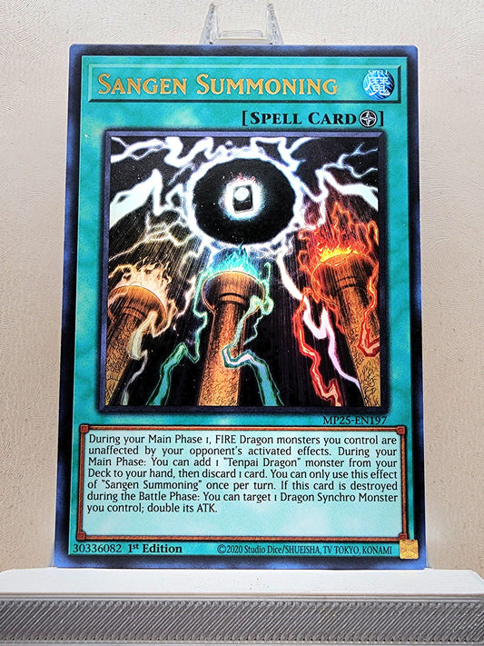 Yugioh! 1x Sangen Summoning (MP25 - Ultra Rare) 1st Edition