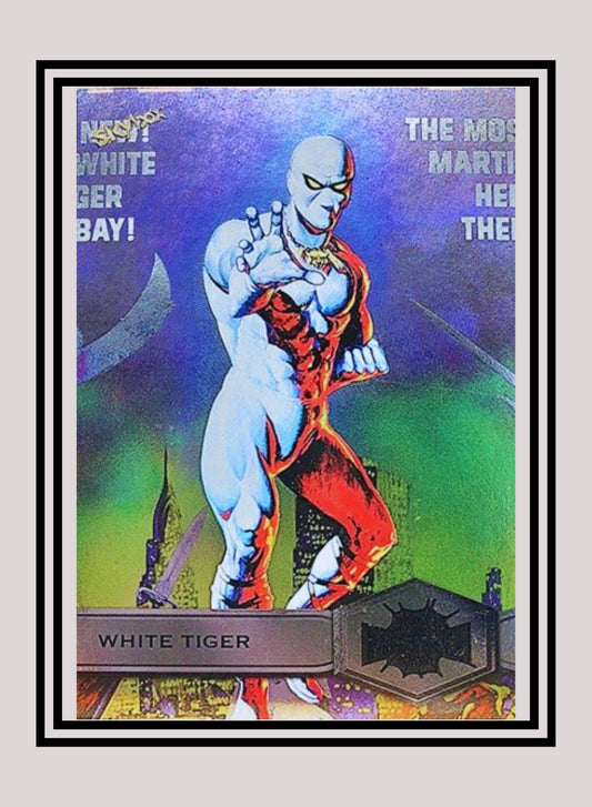 Marvel! 1x White Tiger - Base High Series (#197 - 2021 Upper Deck Spiderman Metal Universe)