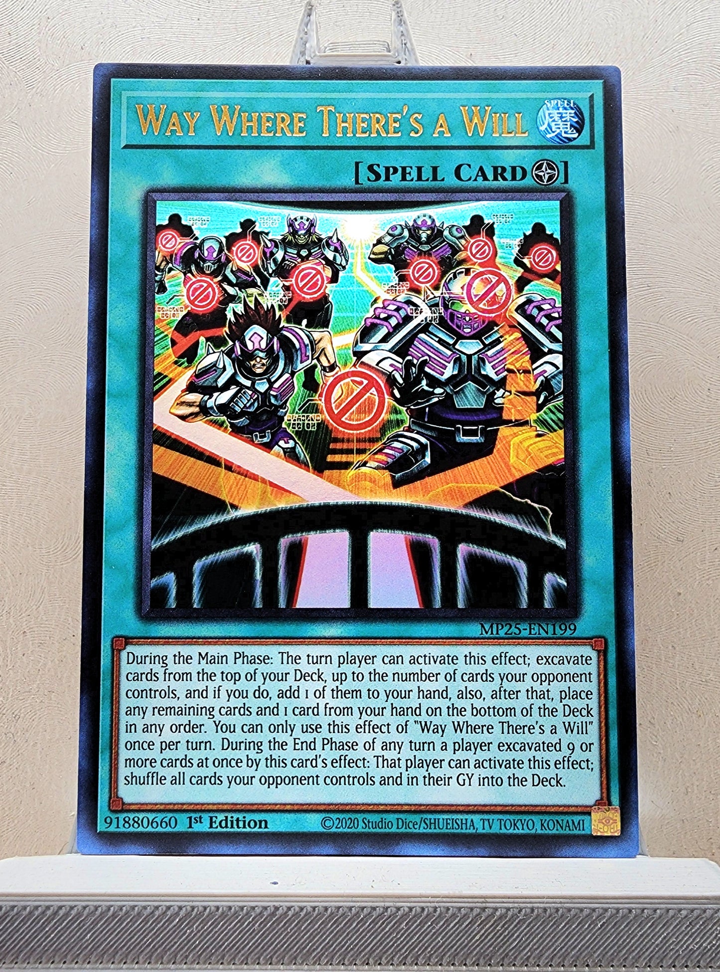 Yugioh! 1x Way Where There's a Will (MP25 - Ultra Rare) 1st Edition
