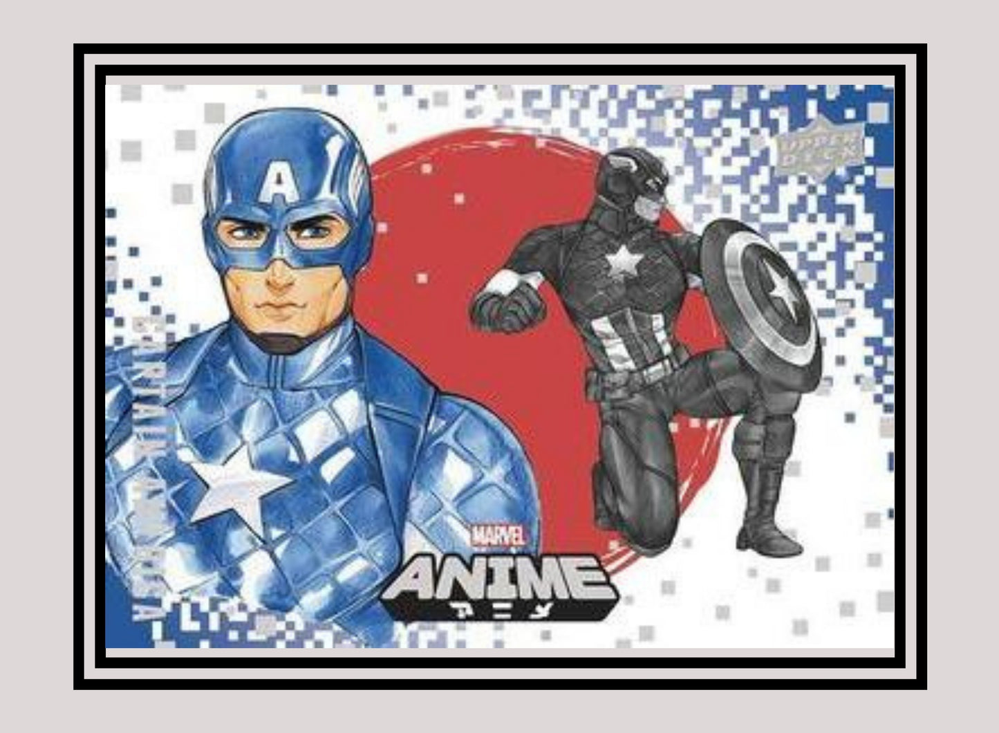 Marvel! 1x Captain America - Base (#19 - 2020 Upper Deck Marvel Anime)