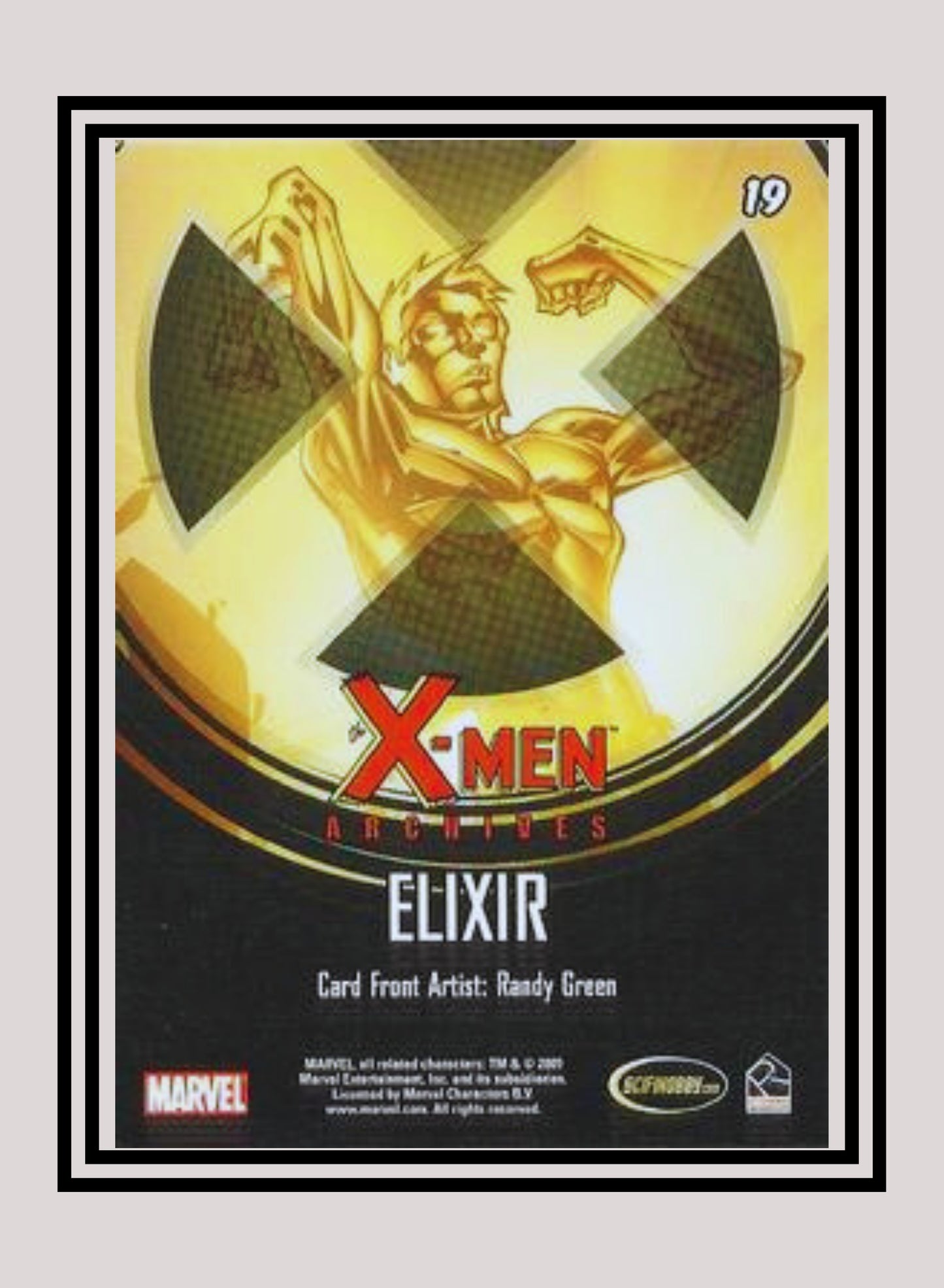 Marvel! 1x Elixir - Base (#19 - 2009 Rittenhouse X-Men Archives)