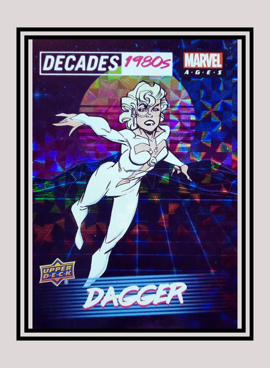 Marvel! 1x Dagger - Prism Refractor Decades 1980 (D8-4 - 2020 Upper Deck Marvel Ages)