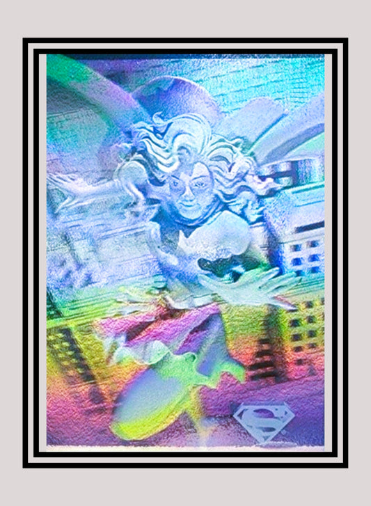 DC! 1x Girl of Steel - Hologram (#19 - 1996 Fleer Superman Hologram Series)