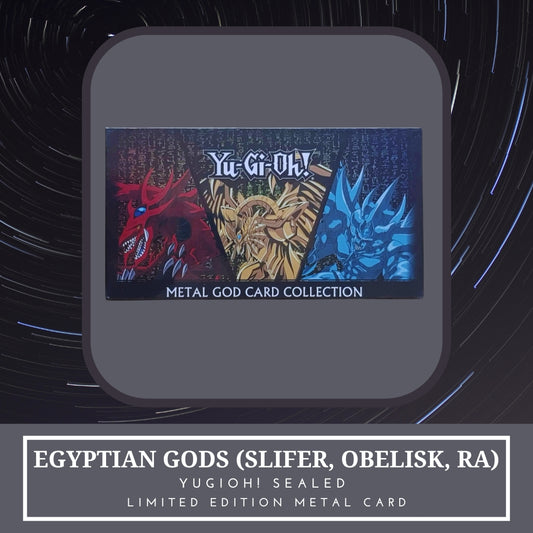 Yugioh! 1x Slifer, Obelisk, Ra Metal Card - Limited Edition (SEALED)