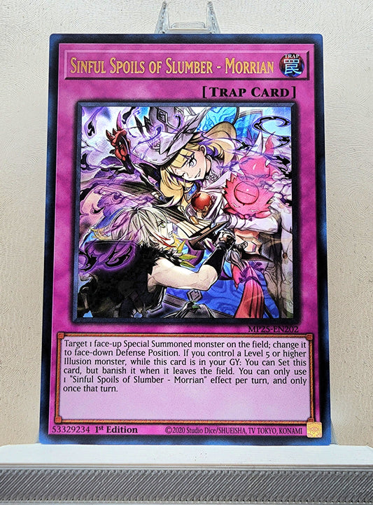 Yugioh! 1x Sinful Spoils of Slumber - Morrian (MP25 - Ultra Rare) 1st Edition