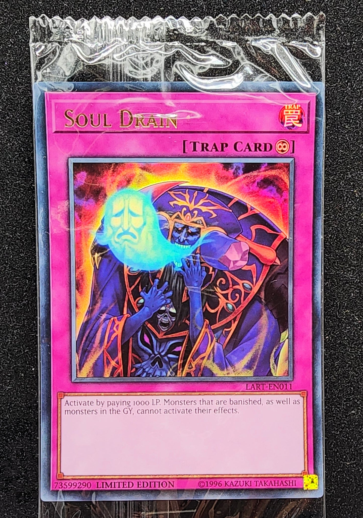 Yugioh! 1x Soul Drain (LART - Ultra Rare) Limited Edition