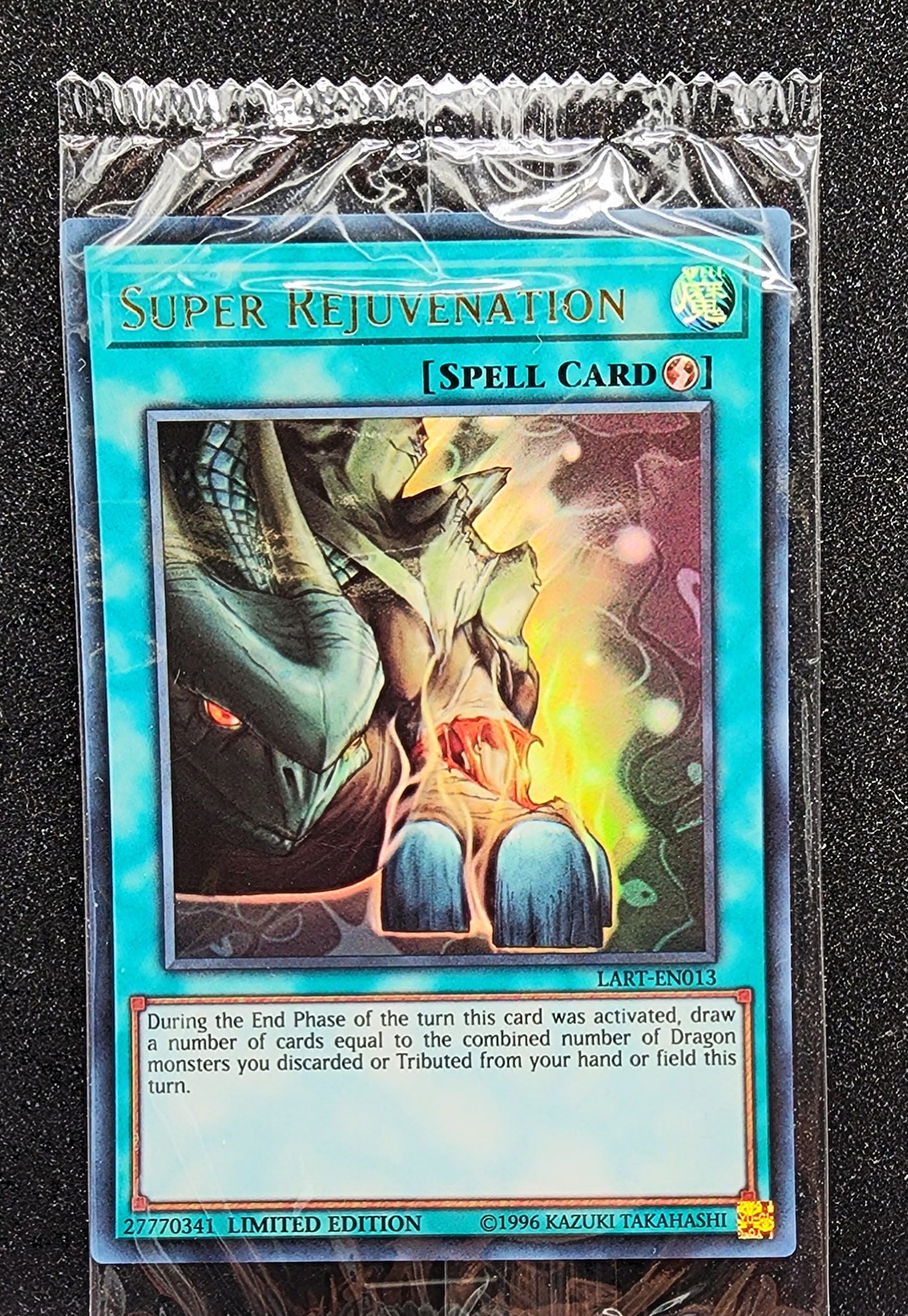 Yugioh! 1x Super Rejuvenation (LART - Ultra Rare) Limited Edition