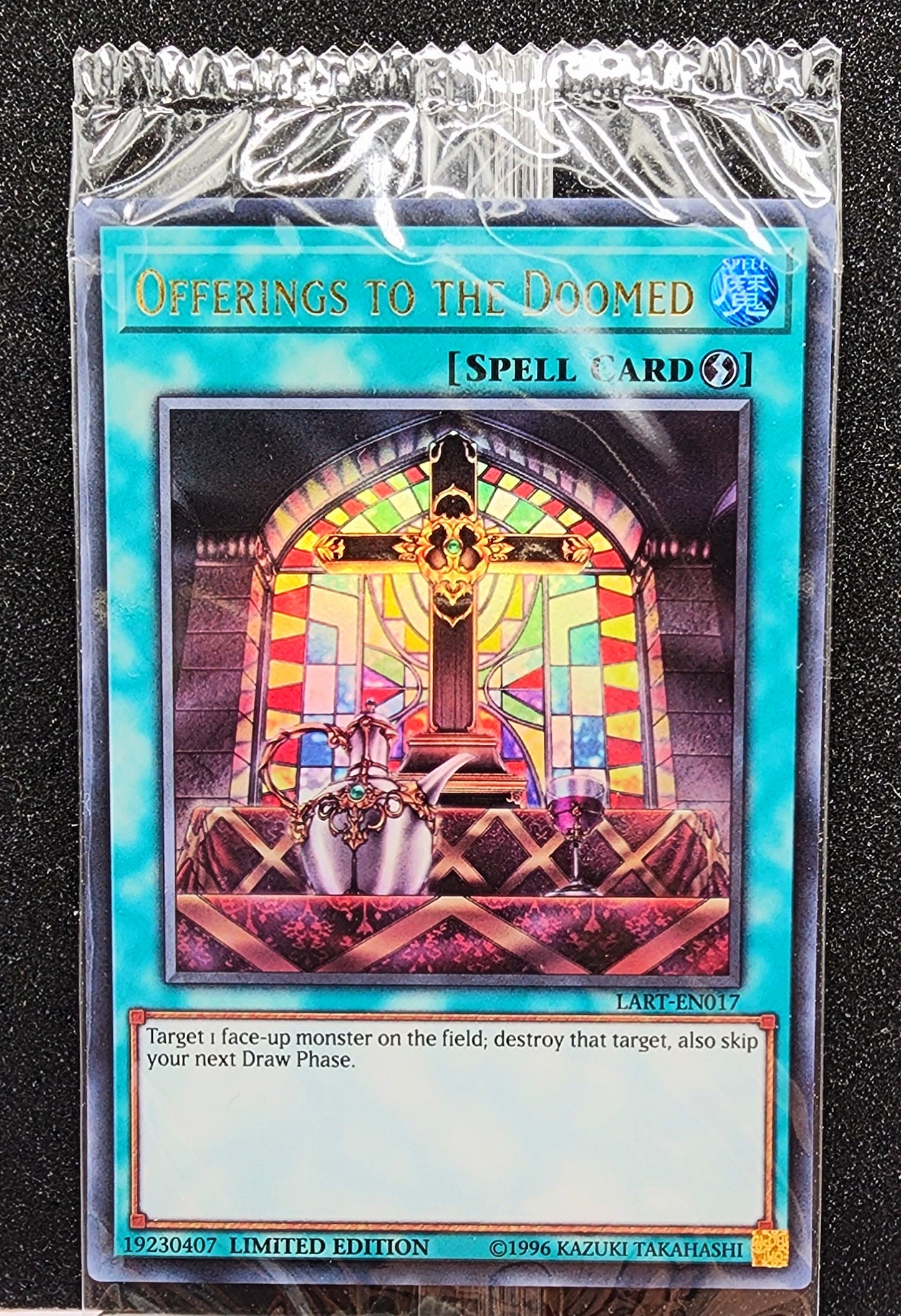 Yugioh! 1x Offerings to the Doomed (LART - Ultra Rare) Limited Edition