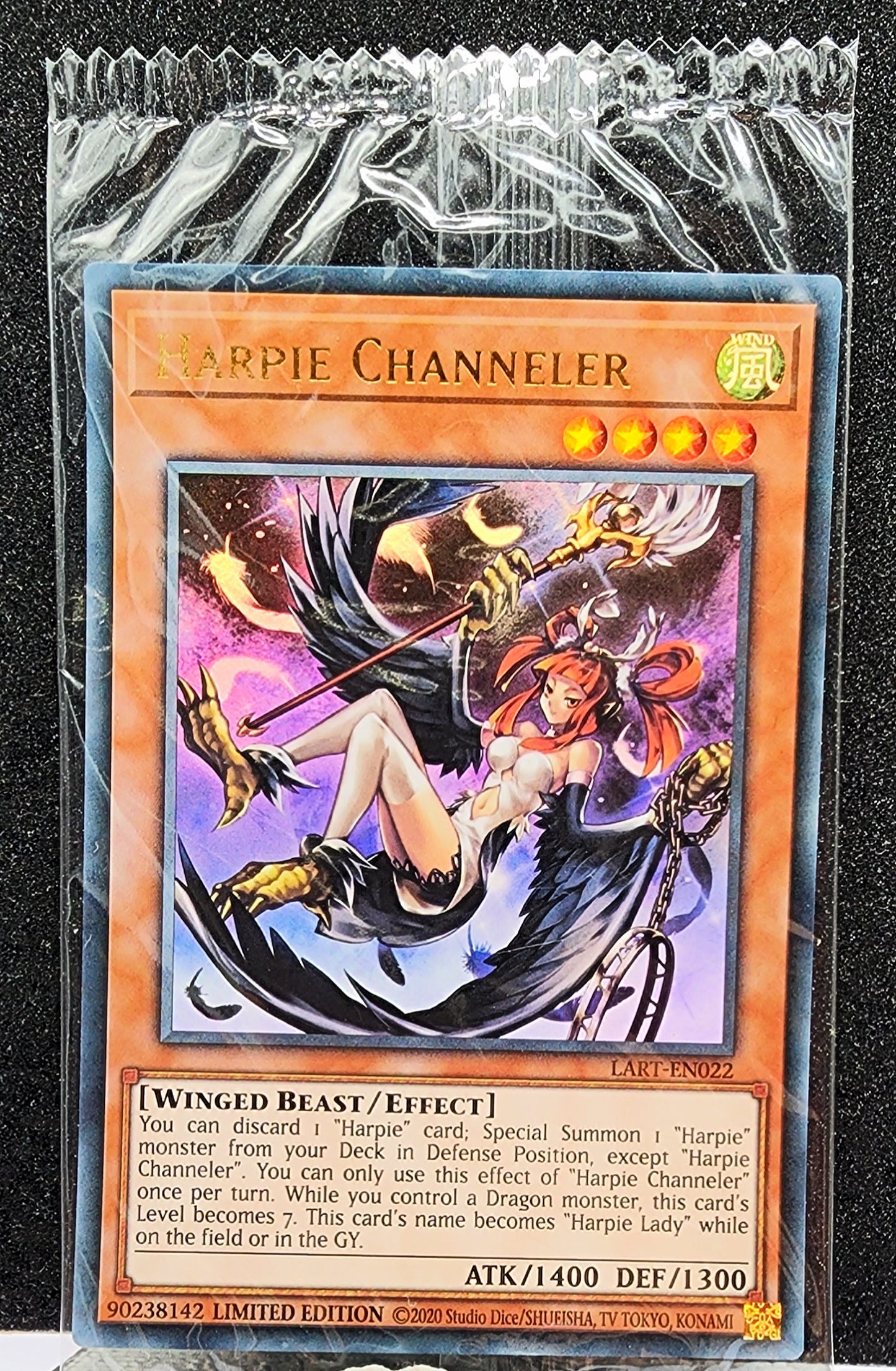 Yugioh! 1x Harpie Channeler (LART - Ultra Rare) Limited Edition