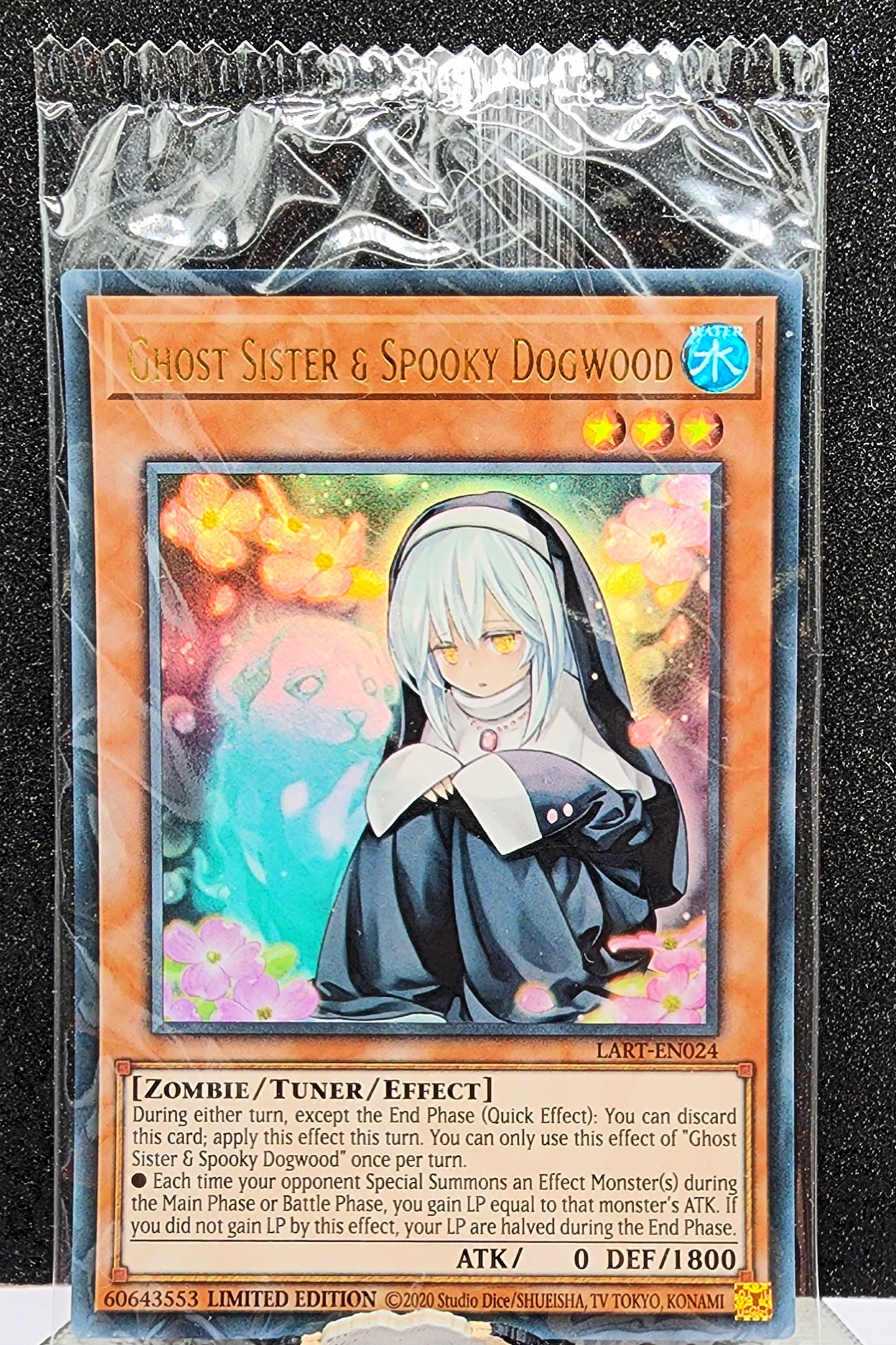 Yugioh! 1x Ghost Sister & Spooky Dogwood (LART - Ultra Rare) Limited Edition