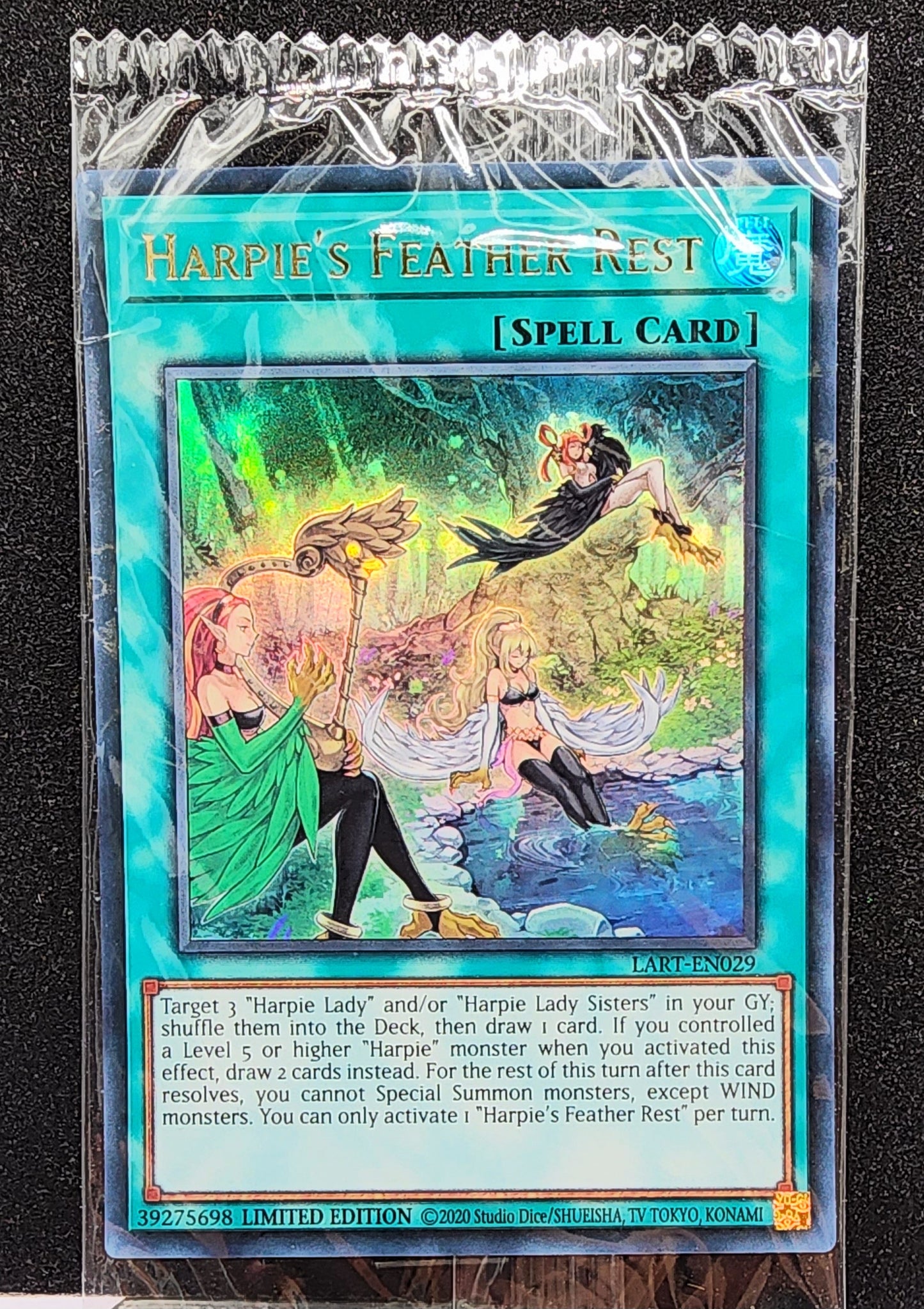 Yugioh! 1x Harpie's Feather Rest (LART - Ultra Rare) Limited Edition