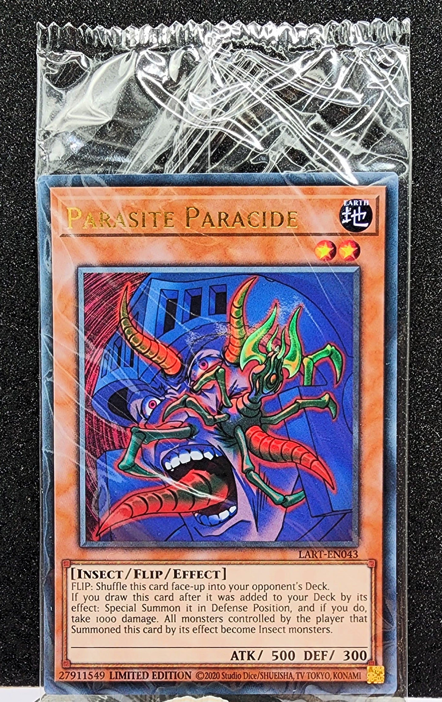 Yugioh! 1x Parasite Paracide (LART - Ultra Rare) Limited Edition