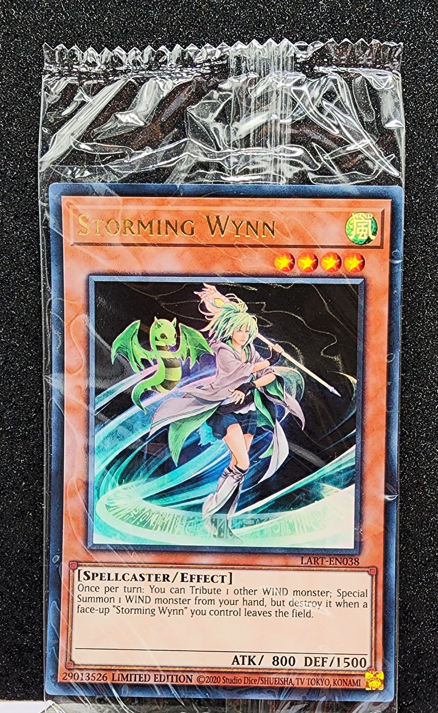 Yugioh! 1x Storming Wynn (LART - Ultra Rare) Limited Edition