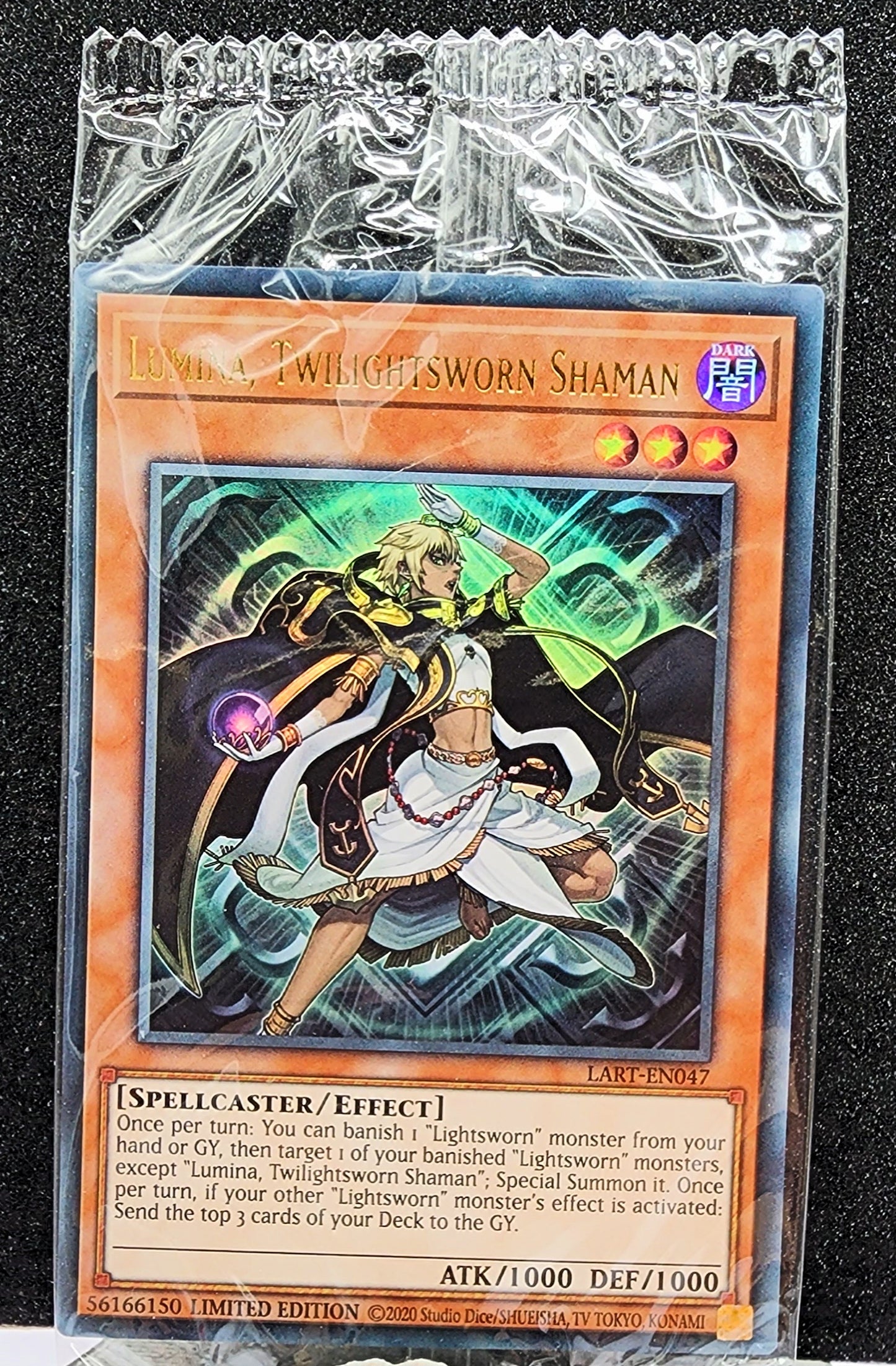 Yugioh! 1x Lumina, Twilightsworn Shaman (LART - Ultra Rare) Limited Edition