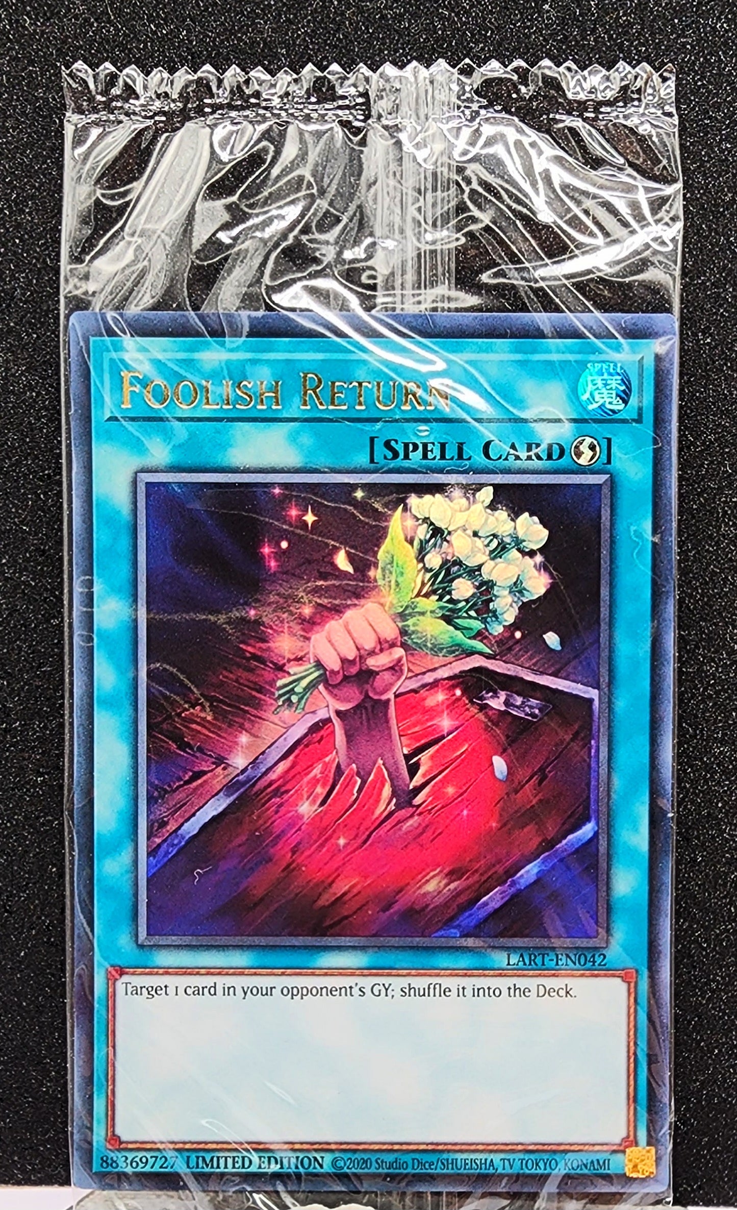 Yugioh! 1x Foolish Return (LART - Ultra Rare) Limited Edition