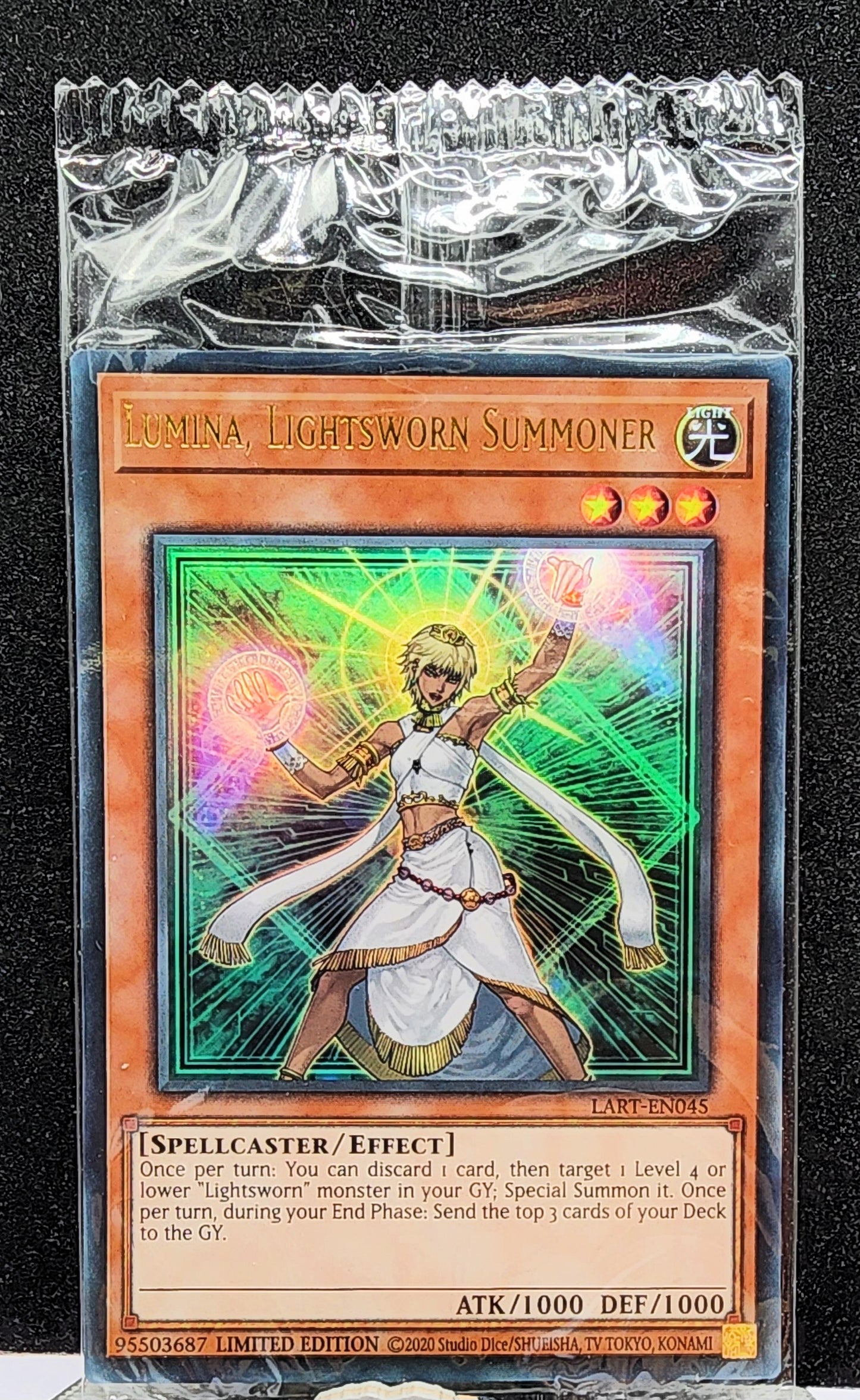 Yugioh! 1x Lumina, Lightsworn Summoner (LART - Ultra Rare) Limited Edition