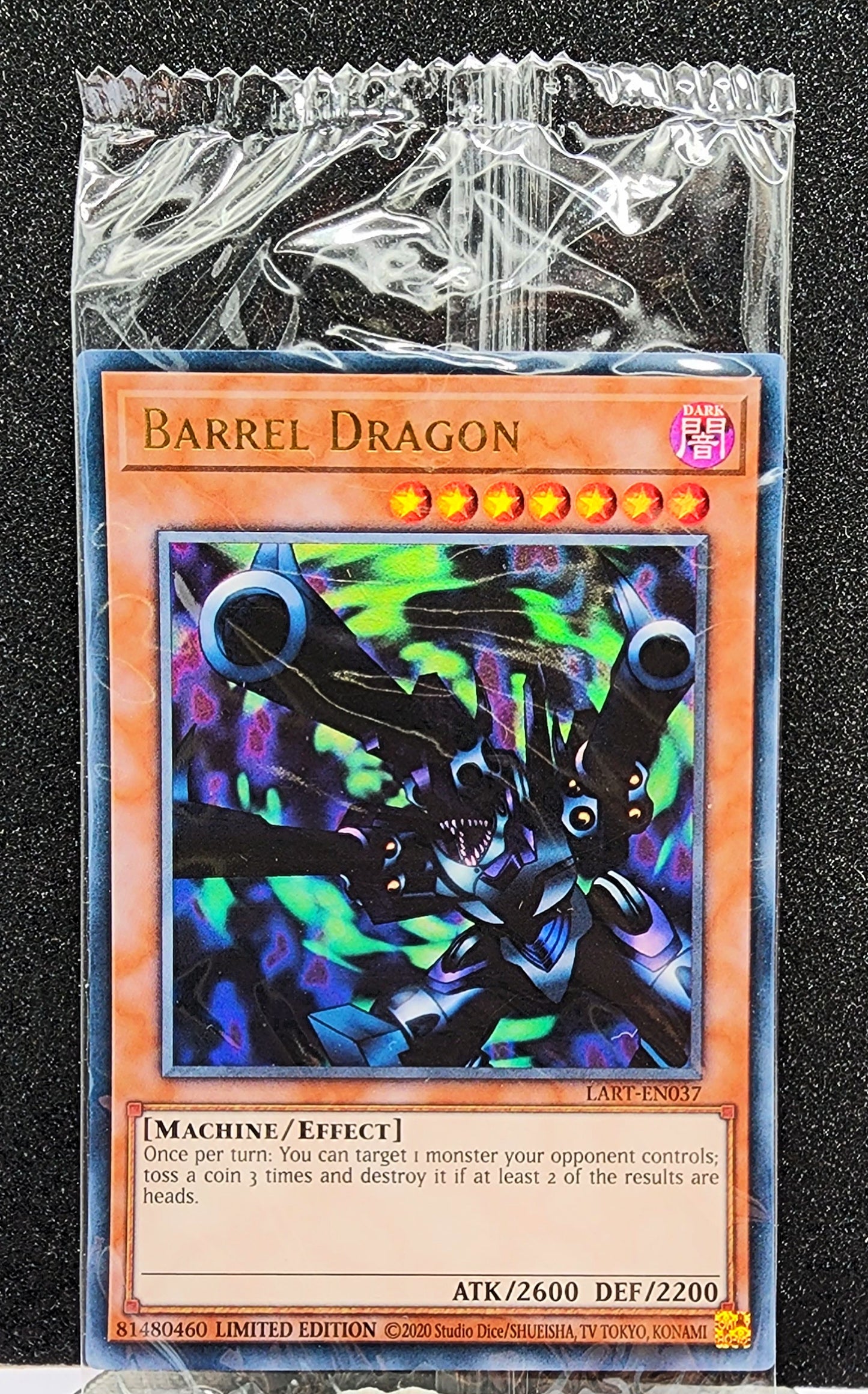 Yugioh! 1x Barrel Dragon (LART - Ultra Rare) Limited Edition