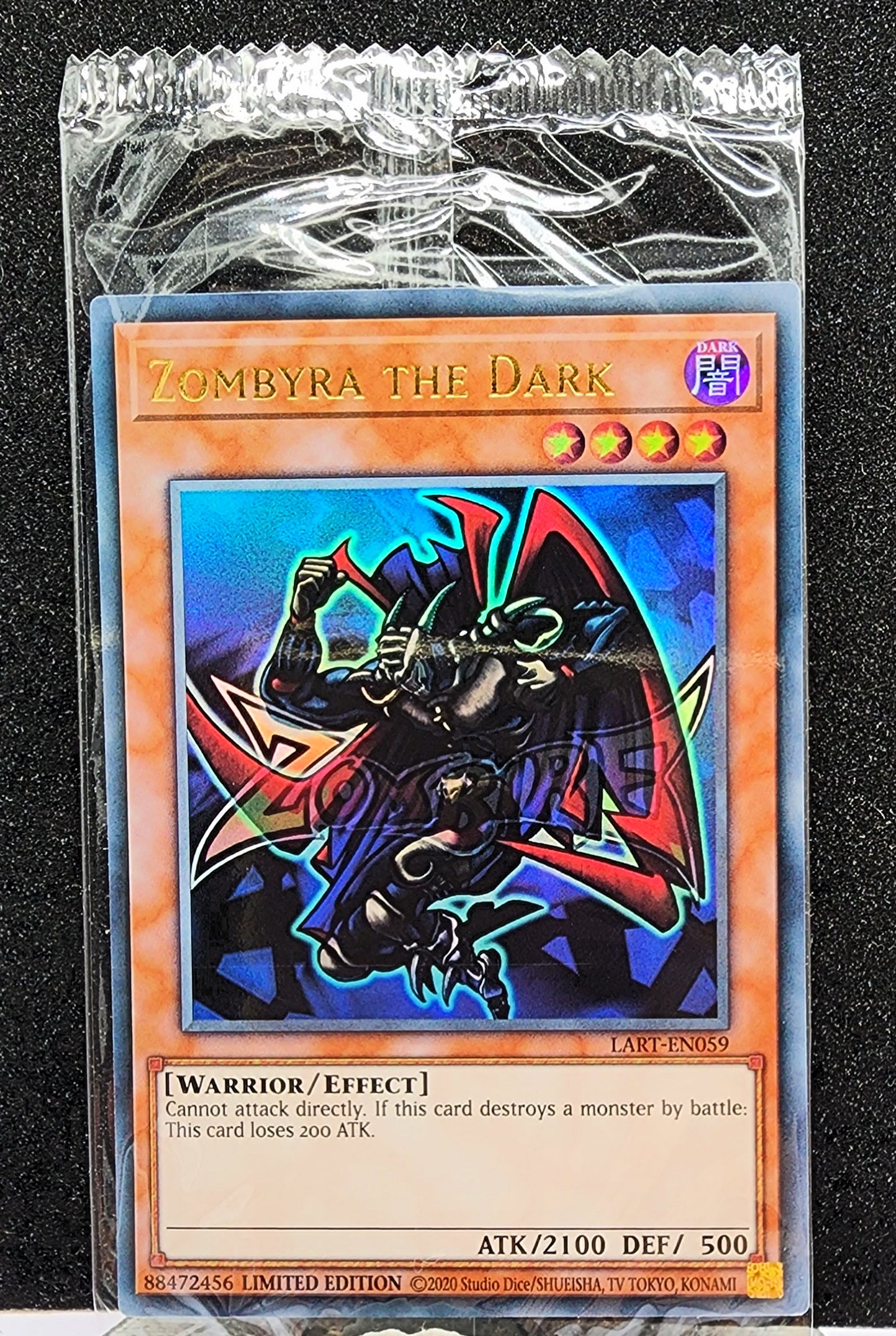 Yugioh! 1x Zombyra the Dark (LART - Ultra Rare) Limited Edition