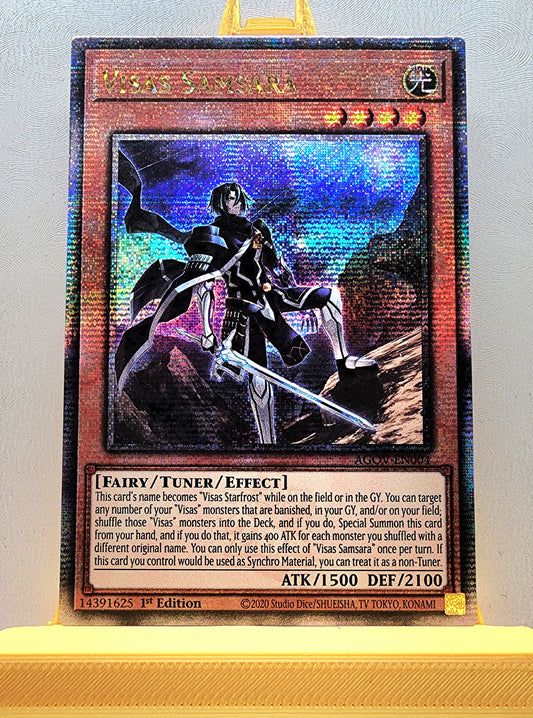 Yugioh! 1x Visas Samsara (AGOV - Quarter Century Secret Rare) 1st Edition