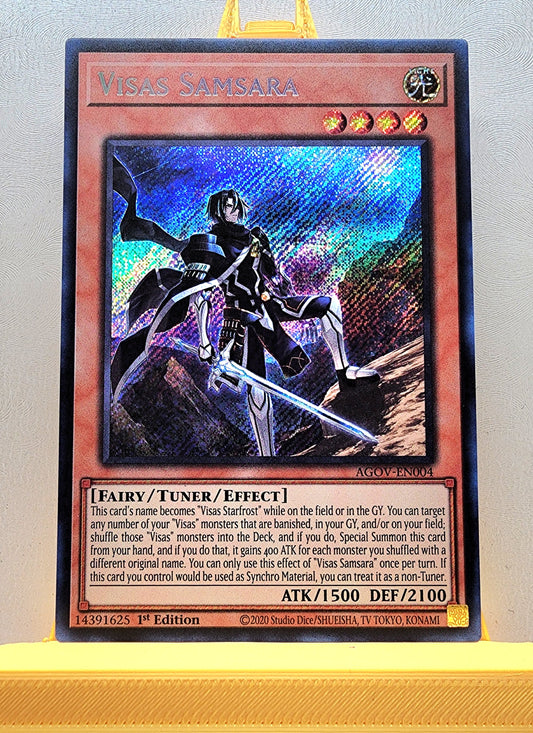 Yugioh! 1x Visas Samsara (AGOV - Secret Rare) 1st Edition