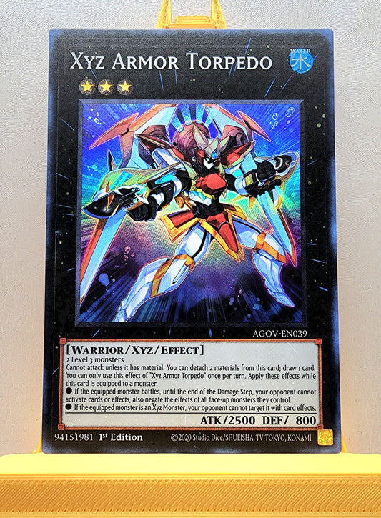 Yugioh! 1x Xyz Armor Torpedo (AGOV - Super Rare) 1st Edition