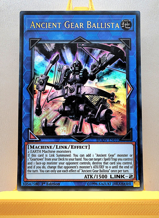 Yugioh! 1x Ancient Gear Ballista (DUOV - Ultra Rare) 1st Edition