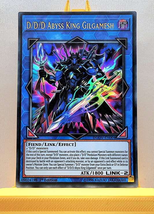 Yugioh! 1x D/D/D Abyss King Gilgamesh (DUOV - Ultra Rare) 1st Edition