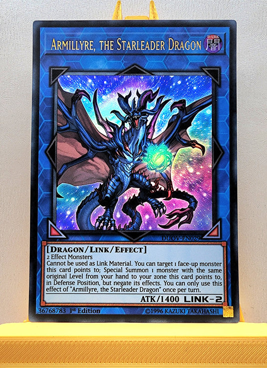 Yugioh! 1x Armillyre, the Starleader Dragon (DUOV - Ultra Rare) 1st Edition