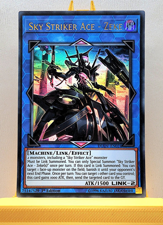 Yugioh! 1x Sky Striker Ace - Zeke (DUOV/MAMA - Ultra Rare) 1st Edition