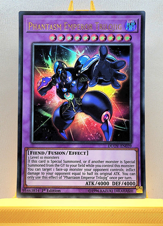 Yugioh! 1x Phantasm Emperor Trilojig (DUOV - Ultra Rare) 1st Edition