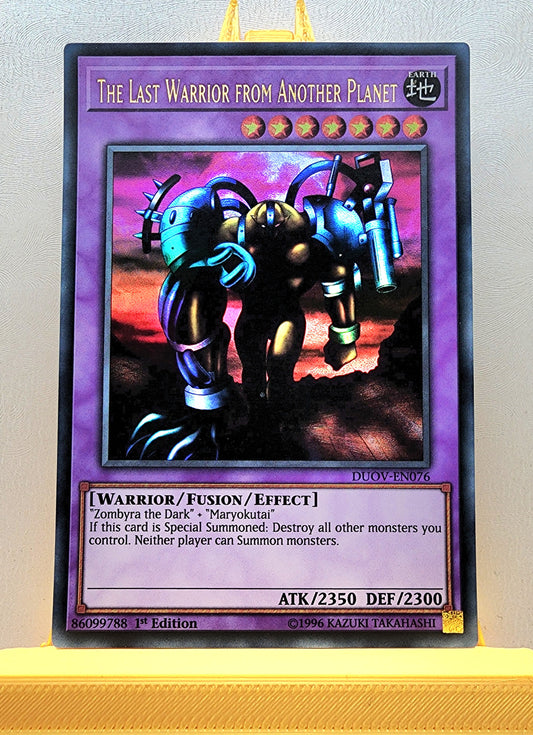 Yugioh! 1x The Last Warrior from Another Planet (DUOV - Ultra Rare) 1st Edition