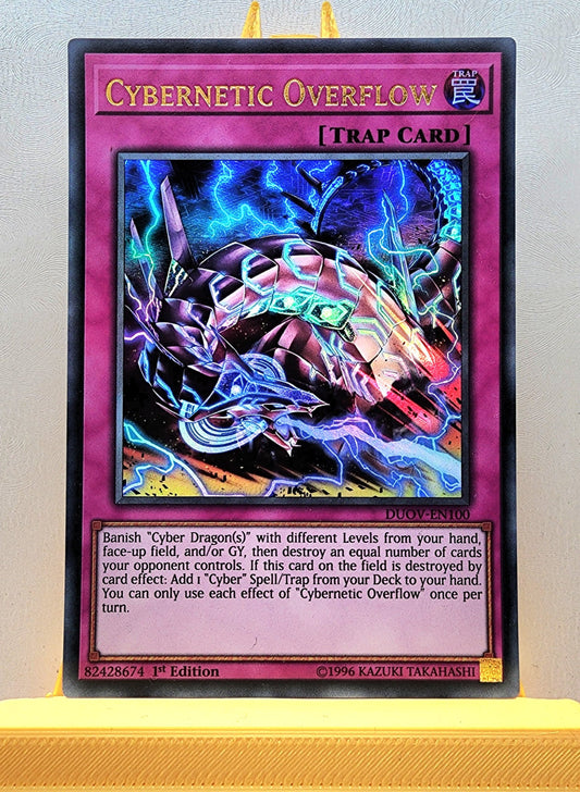 Yugioh! 1x Cybernetic Overflow (DUOV - Ultra Rare) 1st Edition