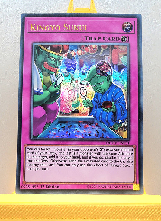 Yugioh! 1x Kingyo Sukui (DUOV - Ultra Rare) 1st Edition