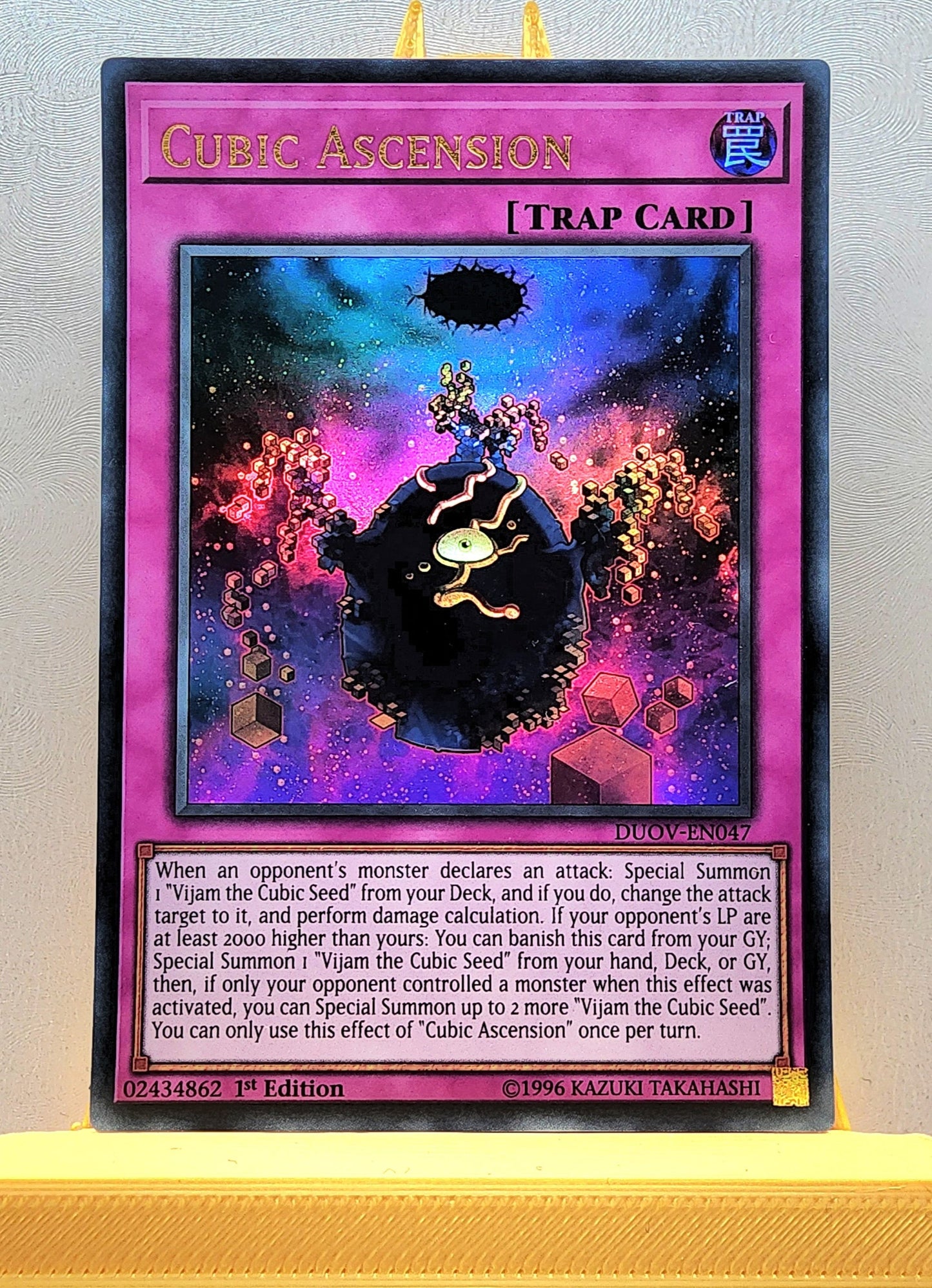 Yugioh! 1x Cubic Ascension (DUOV - Ultra Rare) 1st Edition