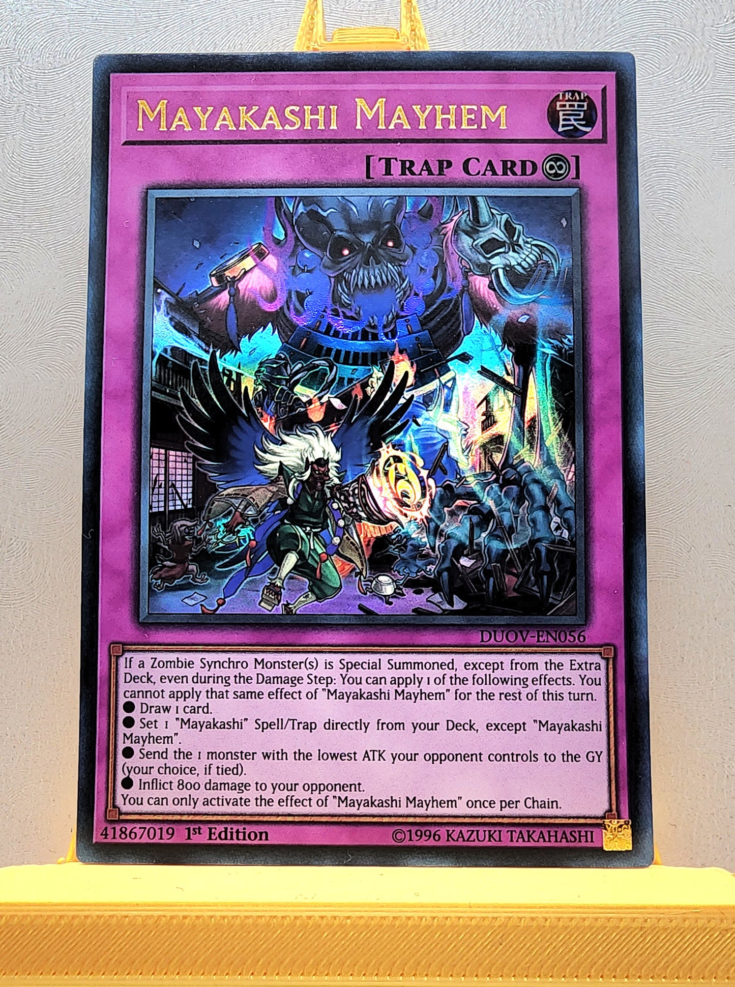 Yugioh! 1x Mayakashi Mayhem (DUOV - Ultra Rare) 1st Edition