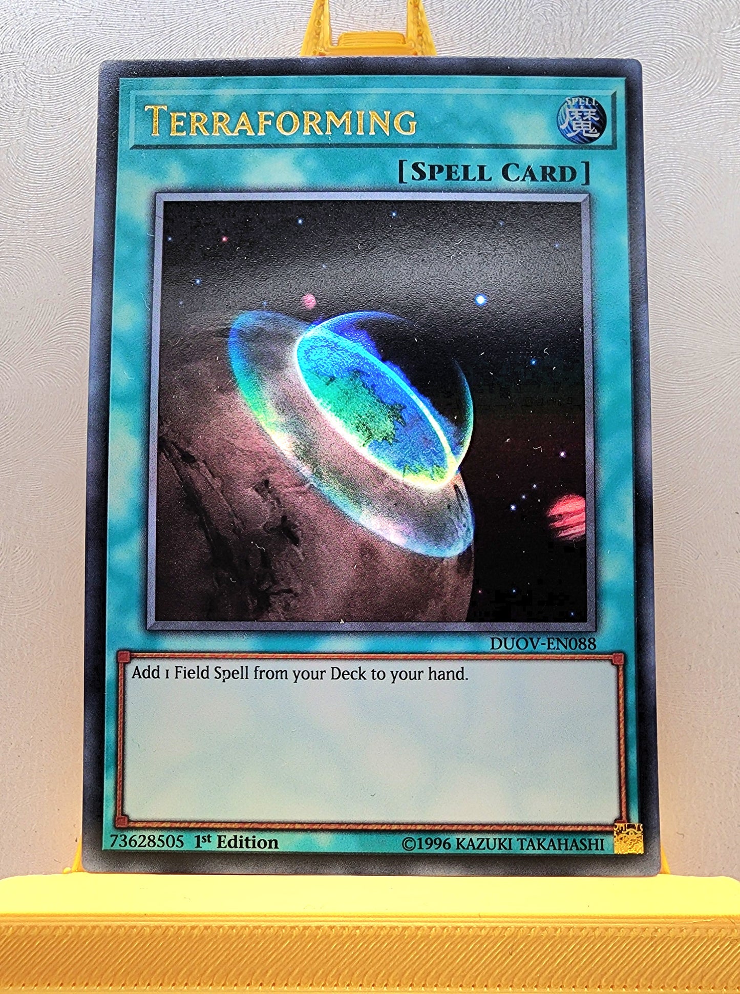 Yugioh! 1x Terraforming (DUOV - Ultra Rare) 1st Edition