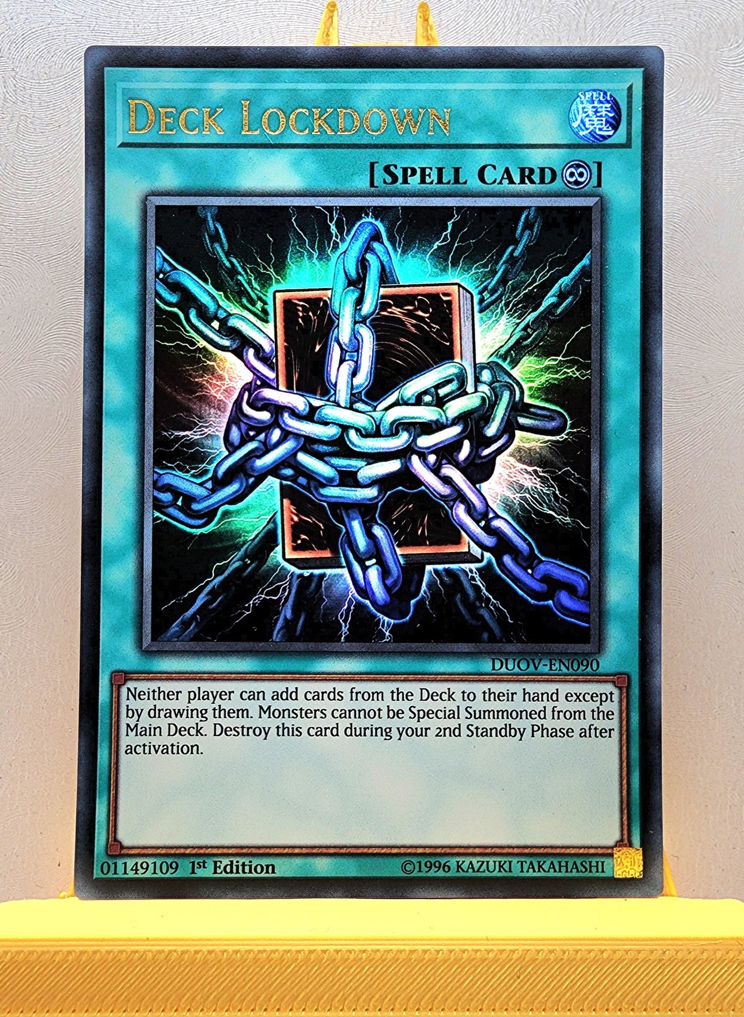 Yugioh! 1x Deck Lockdown (DUOV - Ultra Rare) 1st Edition