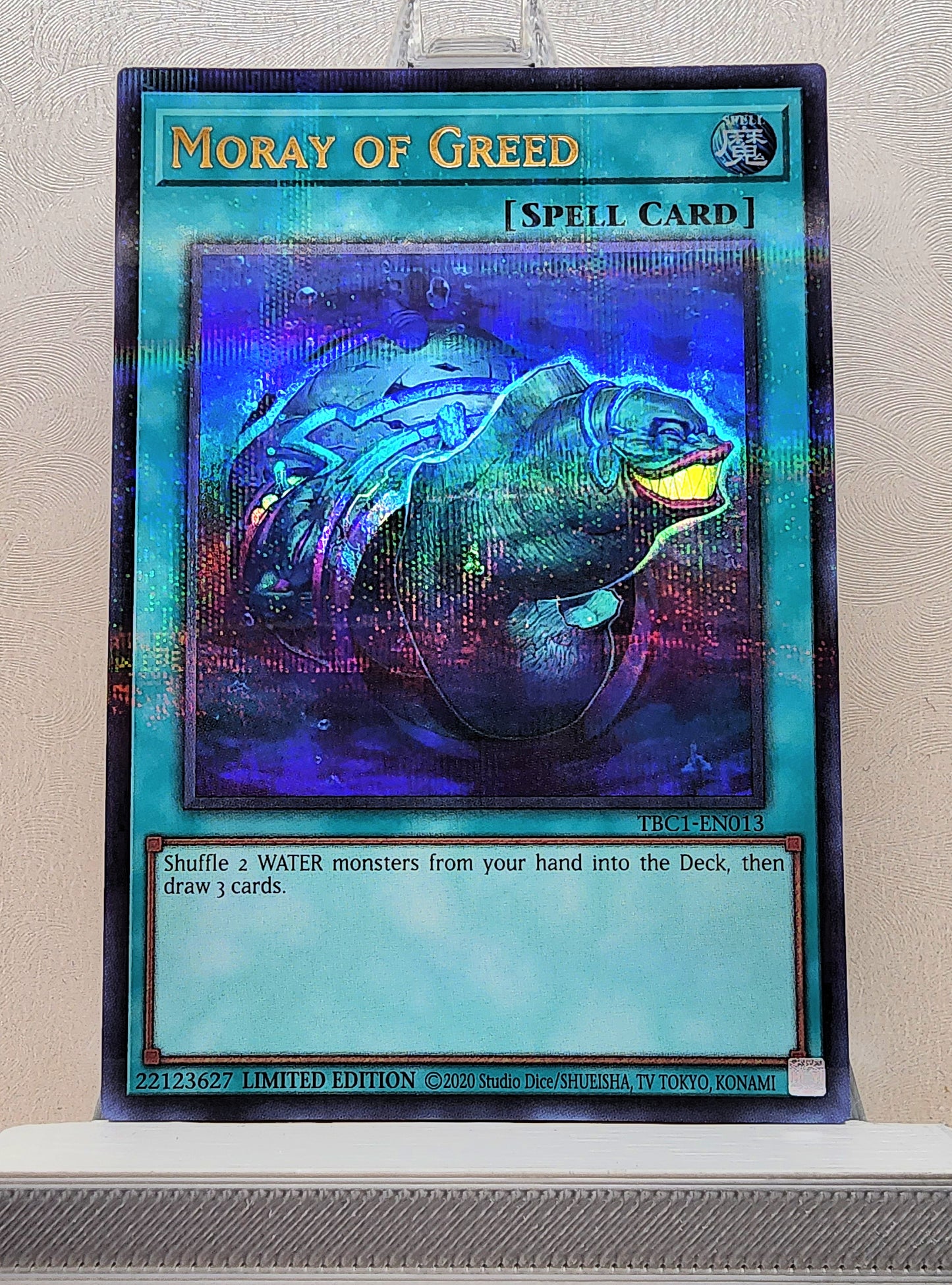 Yugioh! 1x Moray of Greed (TBC1 - Ultra Parallel Rare) Limited Edition