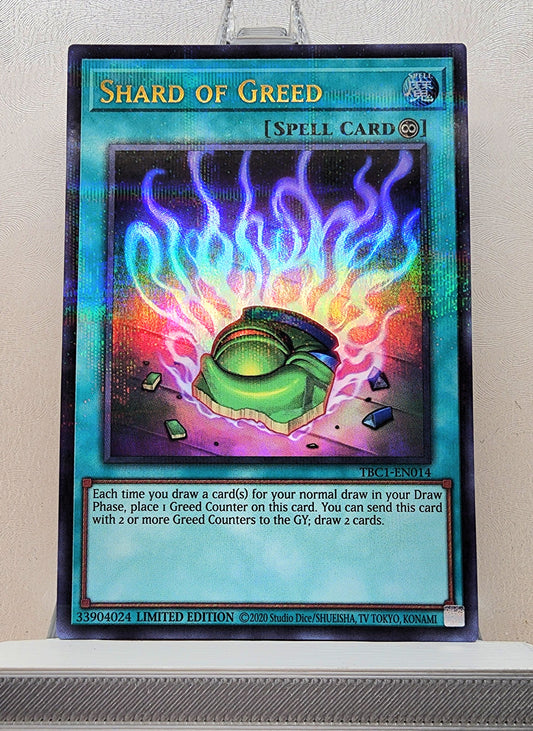 Yugioh! 1x Shard of Greed (TBC1 - Ultra Parallel Rare) Limited Edition