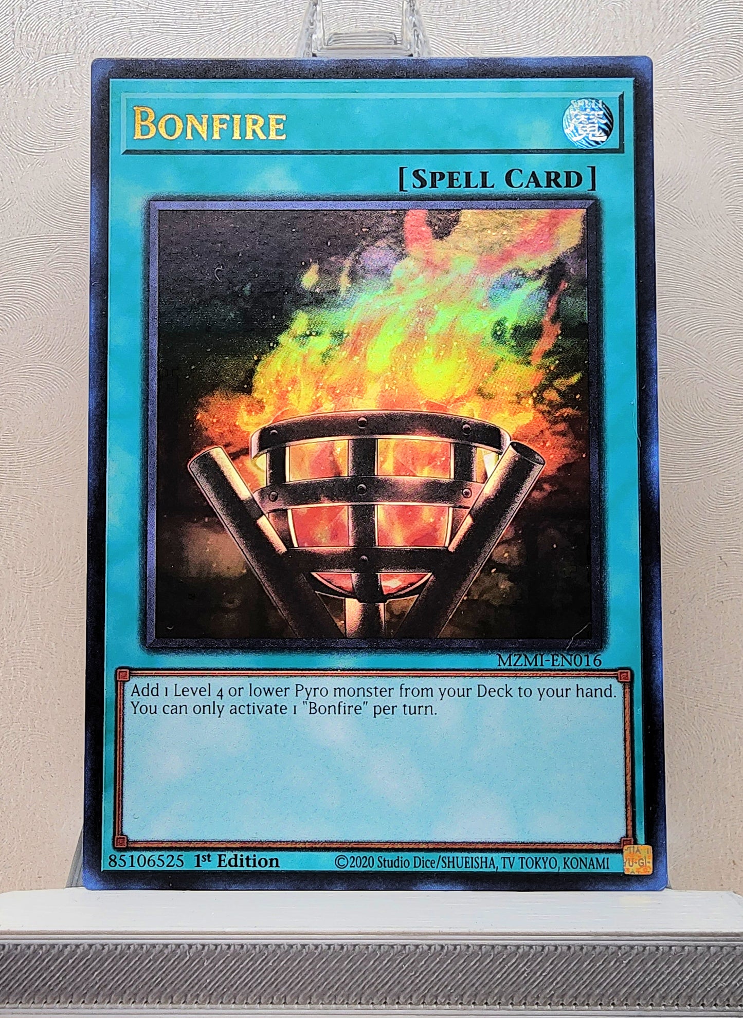 Yugioh! 1x Bonfire (MZMI - Ultra Rare) 1st Edition