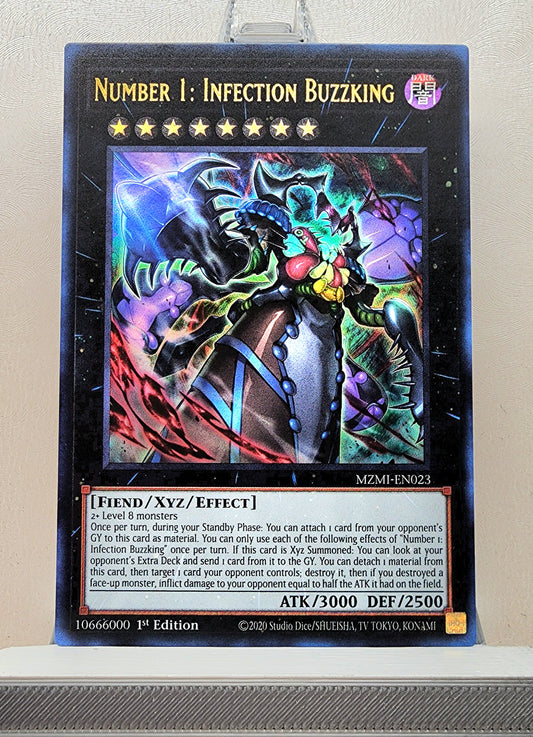 Yugioh! 1x Number 1: Infection Buzzking (MZMI - Ultra Rare) 1st Edition