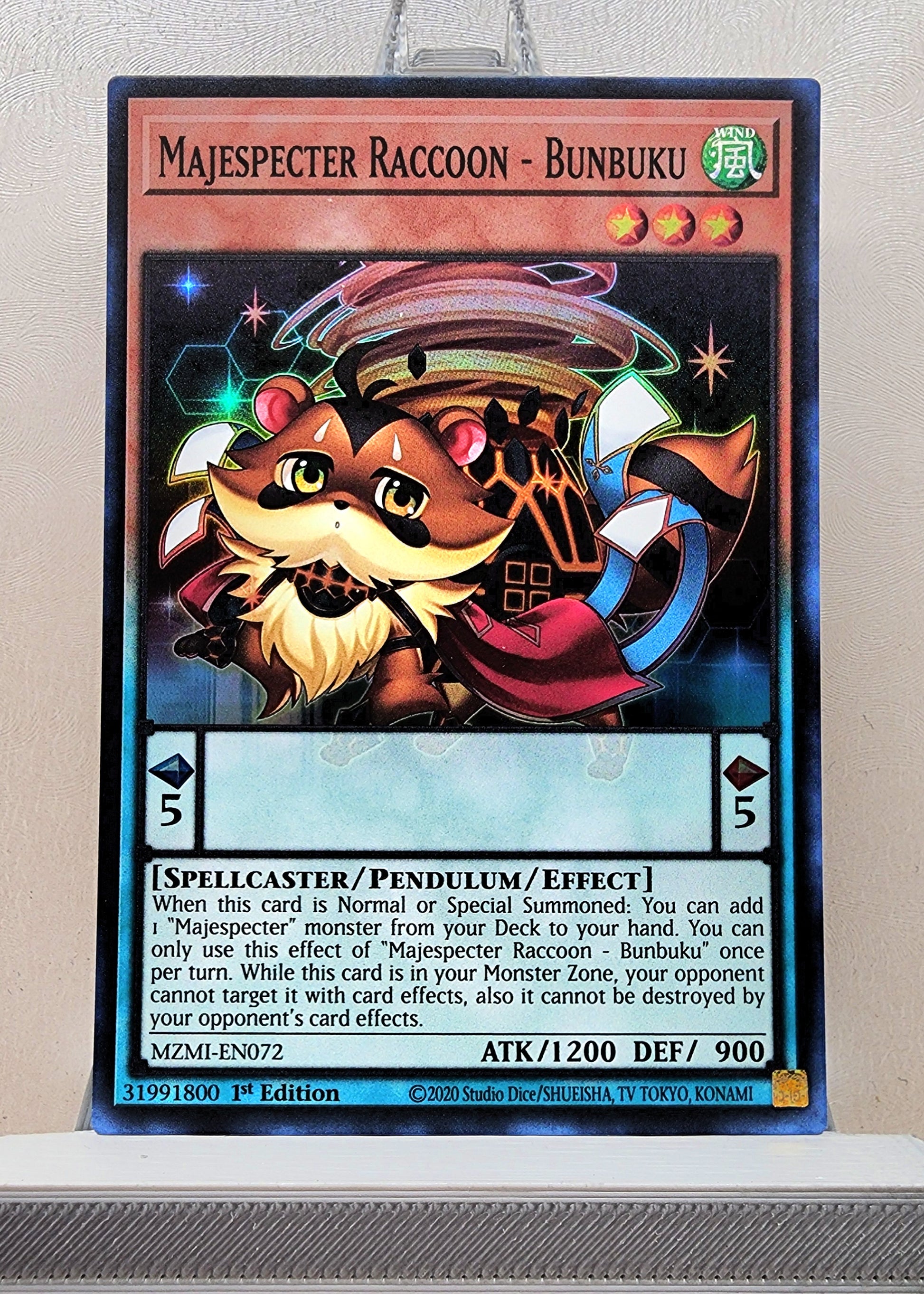 yugioh raccoon deck Yugioh! 1x Majespecter Raccoon - Bunbuku (MZMI