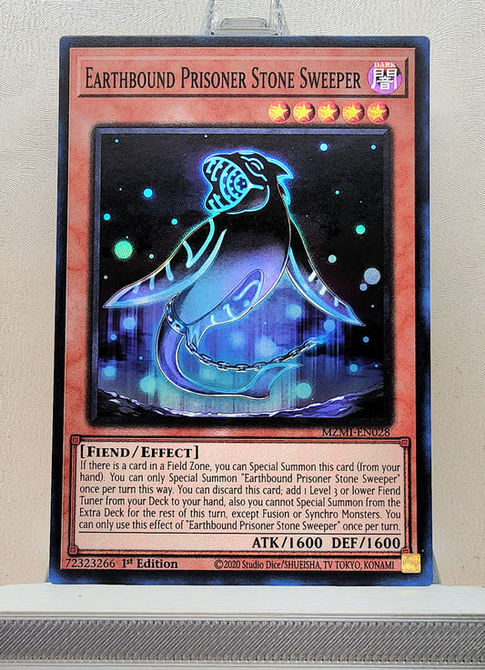 Yugioh! 1x Earthbound Prisoner Stone Sweeper (MZMI - Super Rare) 1st Edition